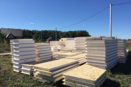 Дом из СИП панелей (г. Строитель Белгородская область)